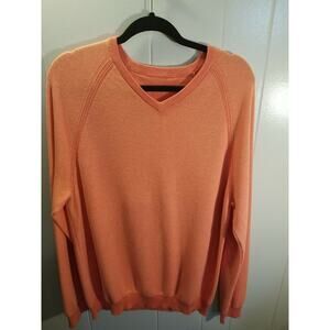 Tommy Bahama Mens Orange Pullover Sweater Size‎ Large